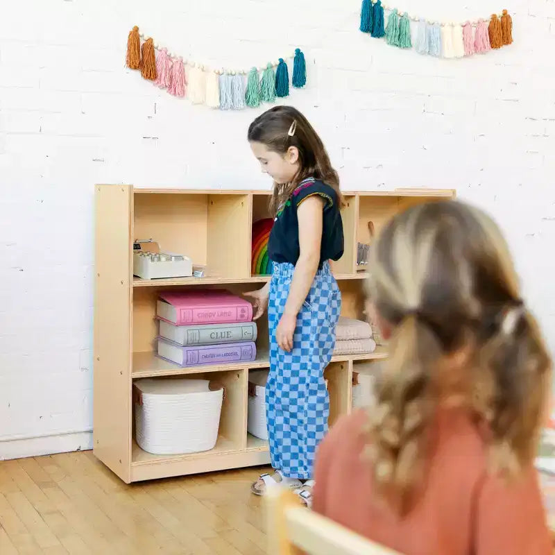8-Compartment Mobile Storage Cabinet, Elementary, Classroom Furniture