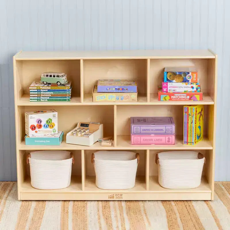 8-Compartment Mobile Storage Cabinet, Elementary, Classroom Furniture