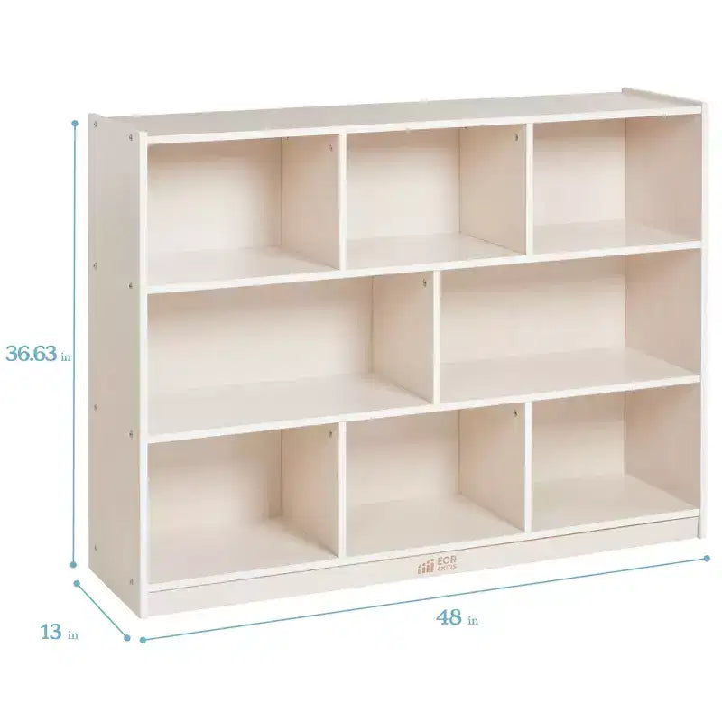 8-Compartment Mobile Storage Cabinet, Elementary, Classroom Furniture