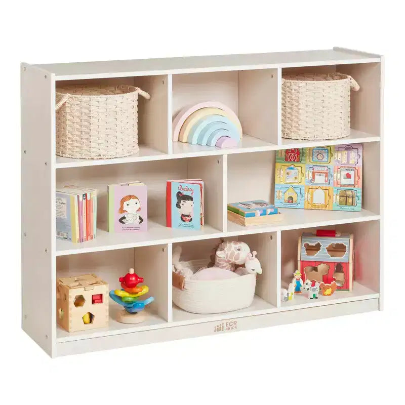 8-Compartment Mobile Storage Cabinet, Elementary, Classroom Furniture