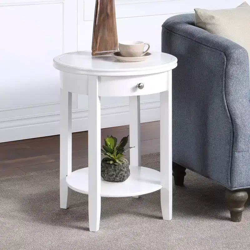 American Heritage Baldwin 1 Drawer End Table with Shelf