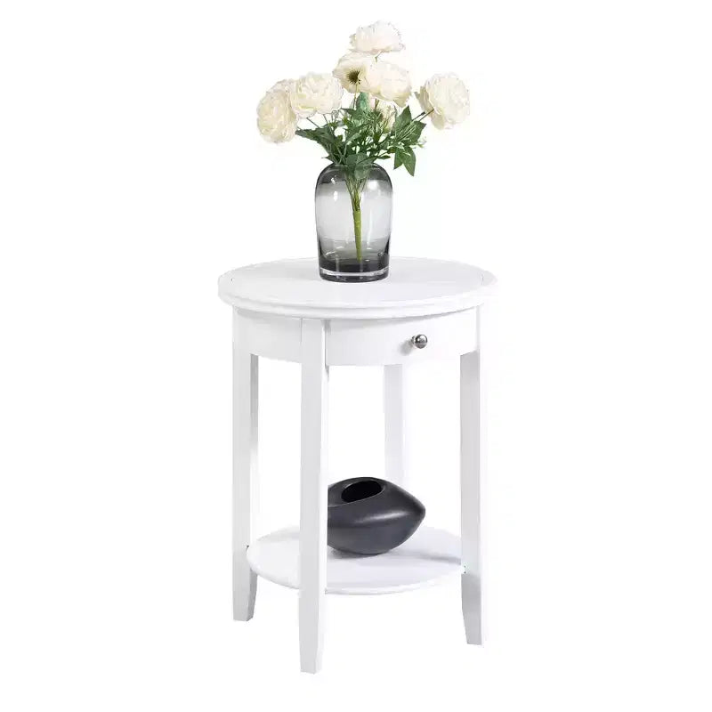 American Heritage Baldwin 1 Drawer End Table with Shelf