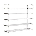 5-Tier Shoe Rack for 25 Pairs, White