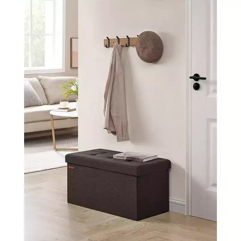76.2 cm Wide Storage Ottoman Bench, Maximum Load 299.4 kg