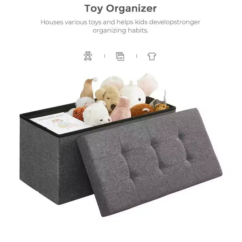 76.2 cm Wide Storage Ottoman Bench, Maximum Load 299.4 kg