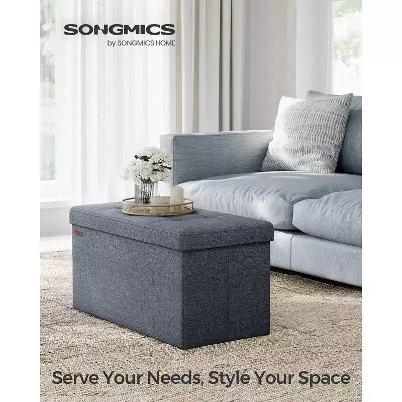 76.2 cm Wide Storage Ottoman Bench, Maximum Load 299.4 kg