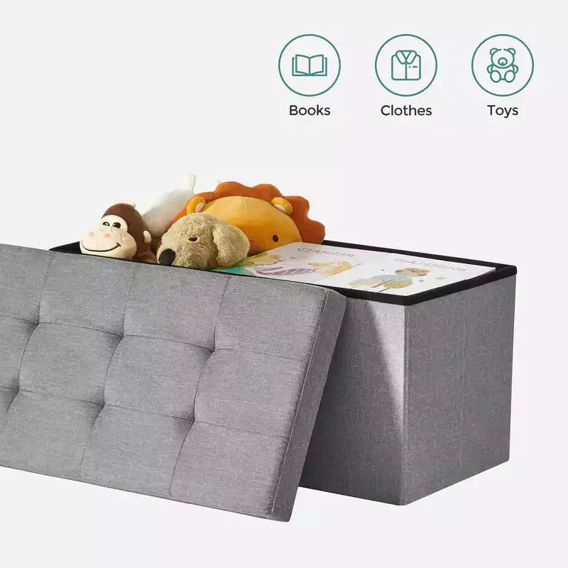 76.2 cm Wide Storage Ottoman Bench, Maximum Load 299.4 kg