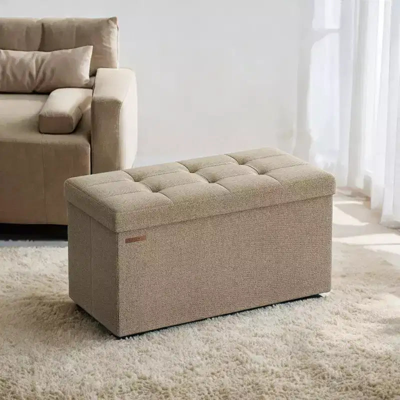 76.2 cm Wide Storage Ottoman Bench, Maximum Load 299.4 kg