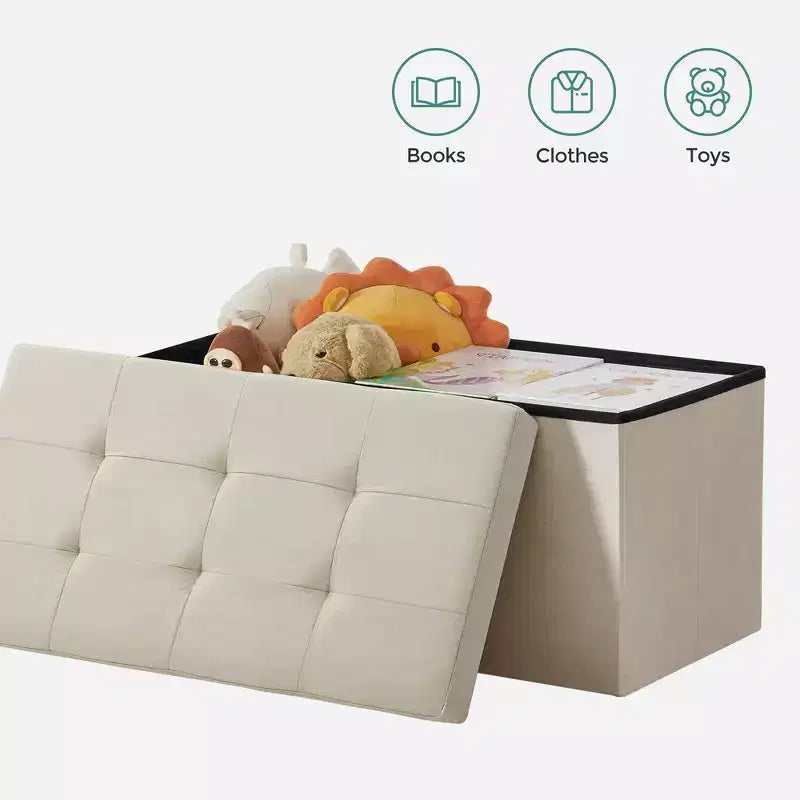76.2 cm Wide Storage Ottoman Bench, Maximum Load 299.4 kg