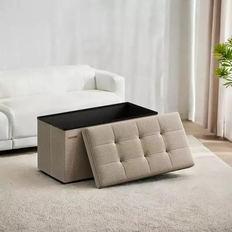 76.2 cm Wide Storage Ottoman Bench, Maximum Load 299.4 kg