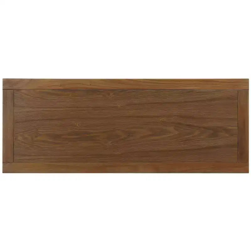 Industrial Pine Media Console with Drawers & Open Shelf