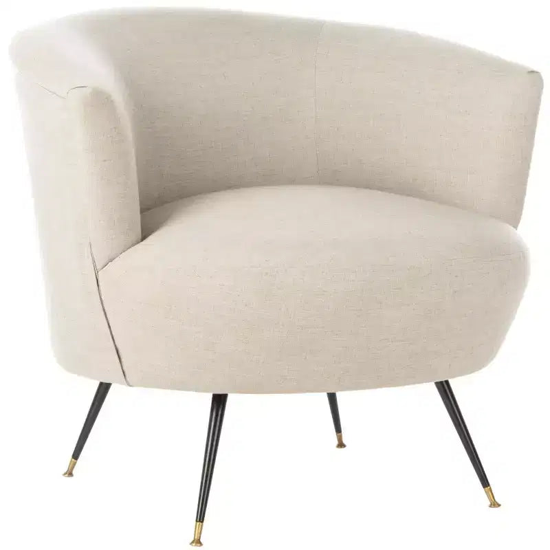 Fauteuil d'appoint, sans accoudoirs, une place – Hazelwood / Gris clair