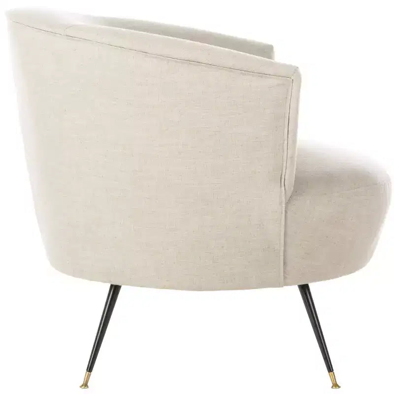Fauteuil d'appoint, sans accoudoirs, une place – Hazelwood / Gris clair