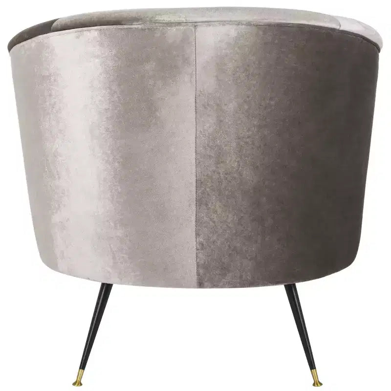Fauteuil d'appoint, sans accoudoirs, une place – Hazelwood / Gris clair
