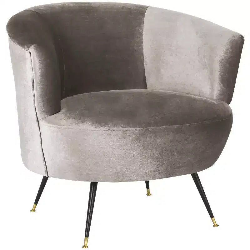 Fauteuil d'appoint, sans accoudoirs, une place – Hazelwood / Gris clair