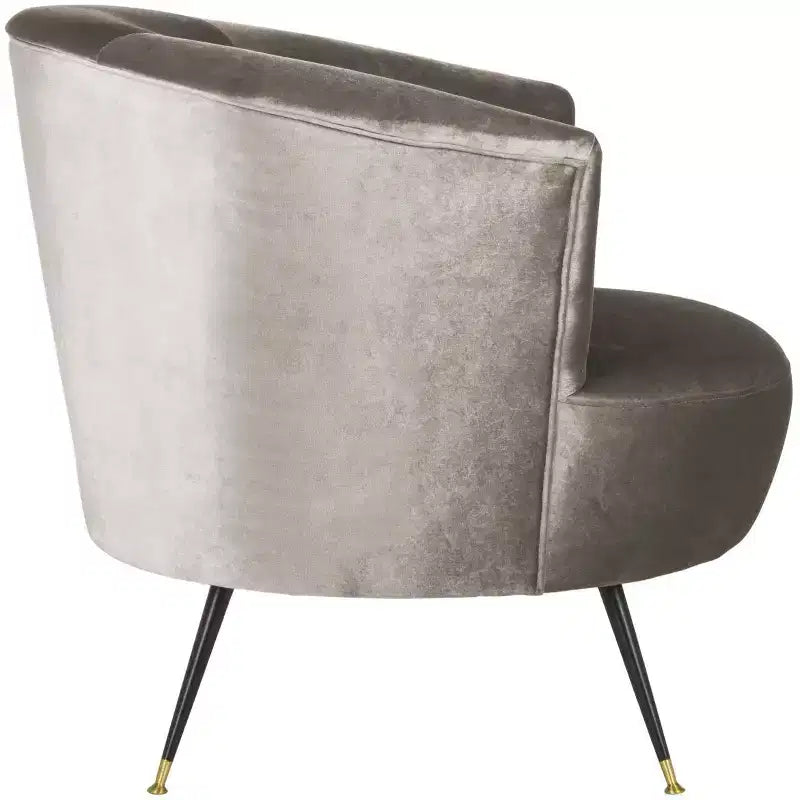 Fauteuil d'appoint, sans accoudoirs, une place – Hazelwood / Gris clair