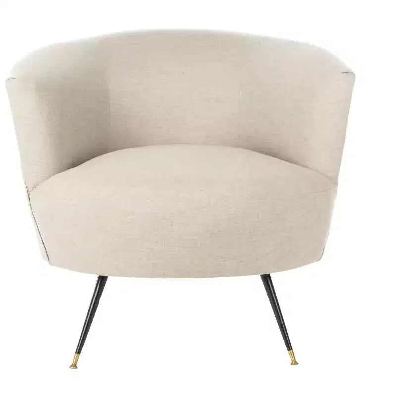 Fauteuil d'appoint, sans accoudoirs, une place – Hazelwood / Gris clair