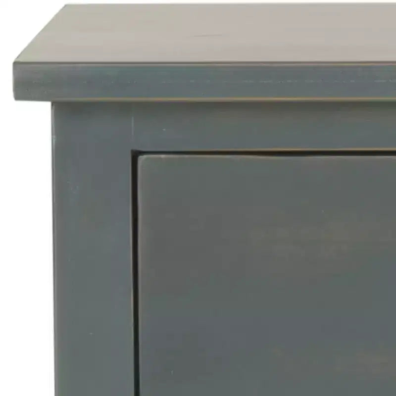 Wood Nightstand with Drawer and Open Shelf