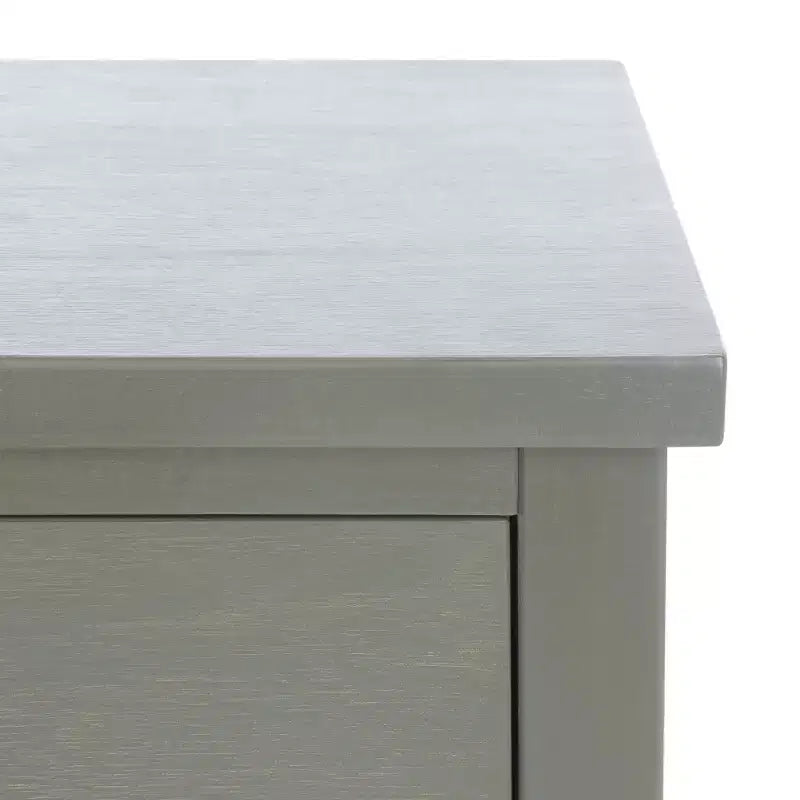 Wood Nightstand with Drawer and Open Shelf