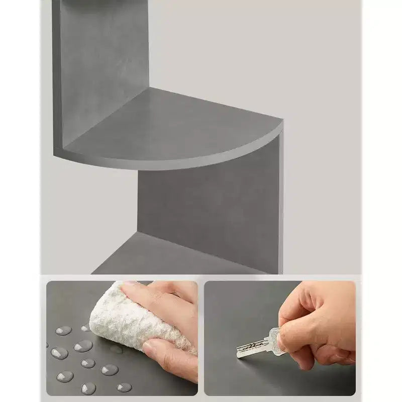 Corner Shelf, 5-Tier Floating Wall Shelf Plant Shelf