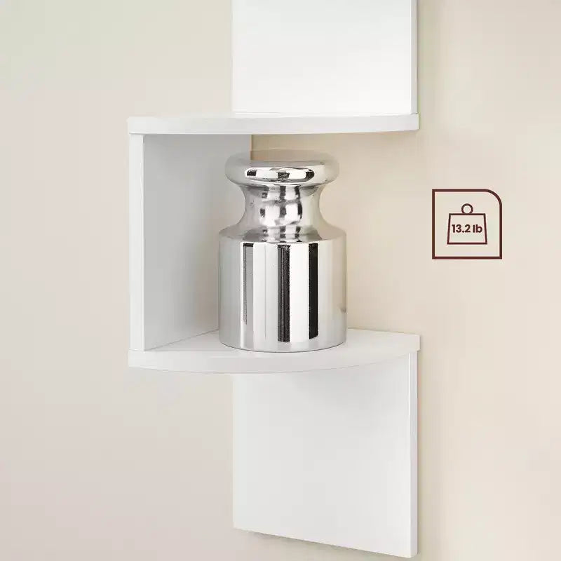 Corner Shelf, 5-Tier Floating Wall Shelf Plant Shelf