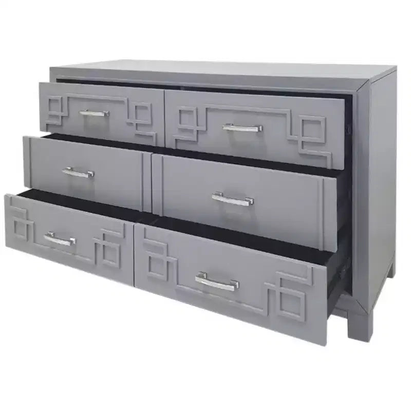 6 Drawer Modern Dresser