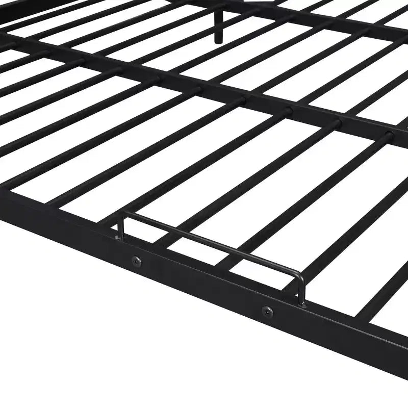Metal Bunk Bed, Upper Area for an Approx. 137 × 203 cm Mattress and Lower Area for an Approx. 152 × 203 cm Mattress