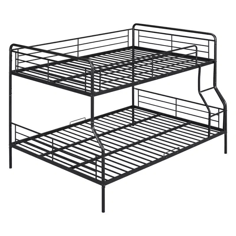 Metal Bunk Bed, Upper Area for an Approx. 137 × 203 cm Mattress and Lower Area for an Approx. 152 × 203 cm Mattress
