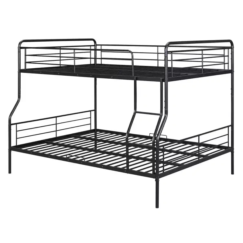 Metal Bunk Bed, Upper Area for an Approx. 137 × 203 cm Mattress and Lower Area for an Approx. 152 × 203 cm Mattress