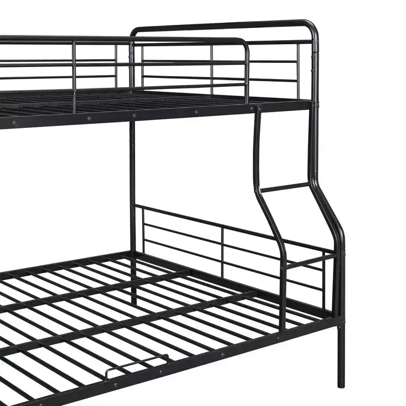 Metal Bunk Bed, Upper Area for an Approx. 137 × 203 cm Mattress and Lower Area for an Approx. 152 × 203 cm Mattress