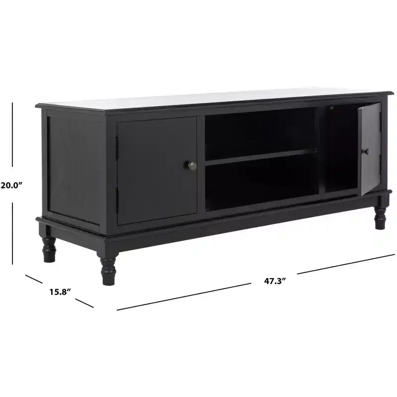 2-Door 1-Shelf Media Stand