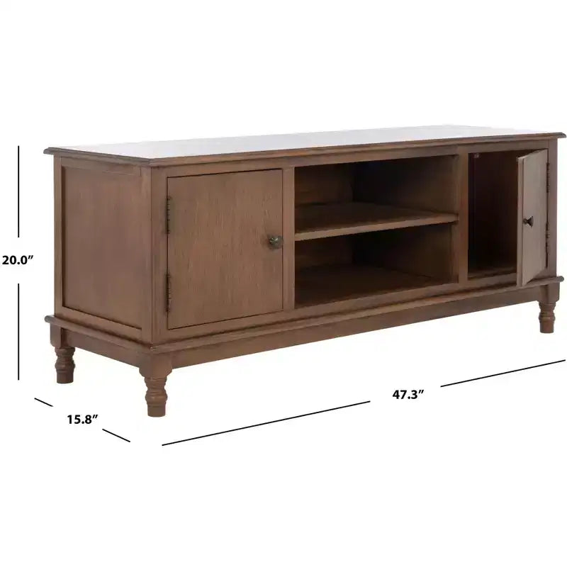 2-Door 1-Shelf Media Stand