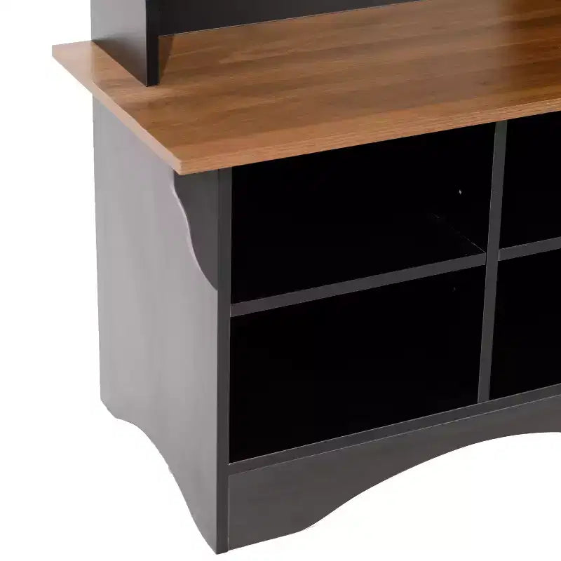 Arbre d'entrée Merrick Lane avec banquette, 3 patères simples et rangement inférieur avec étagères réglables