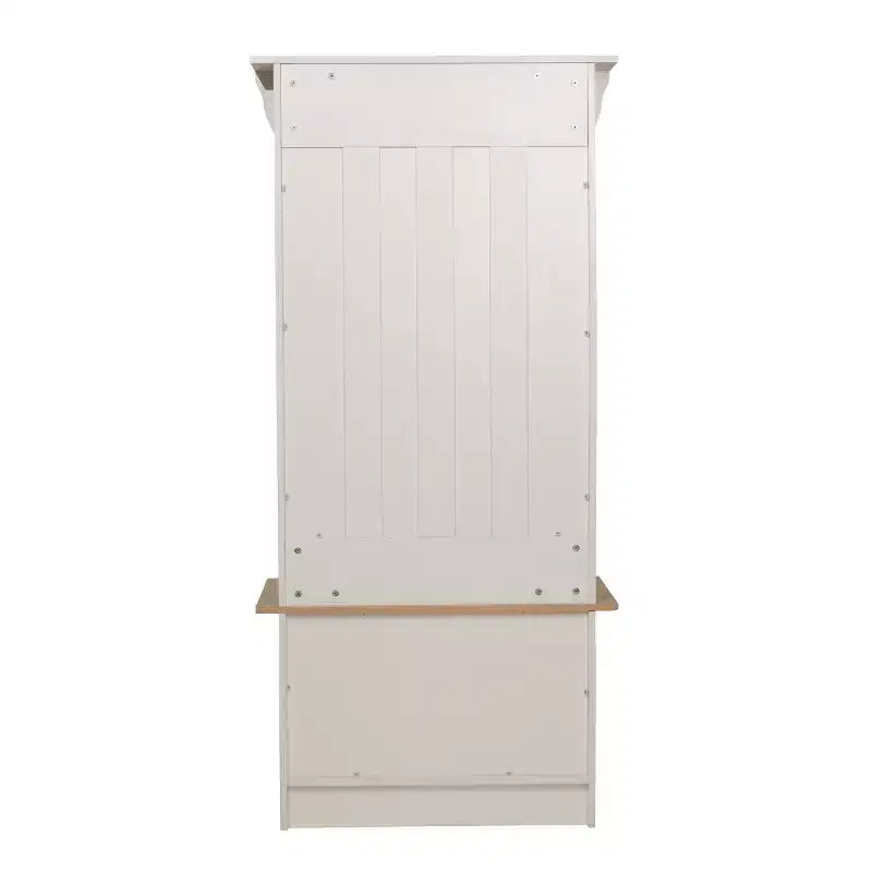 Arbre d'entrée Merrick Lane avec banquette, 3 patères simples et rangement inférieur avec étagères réglables