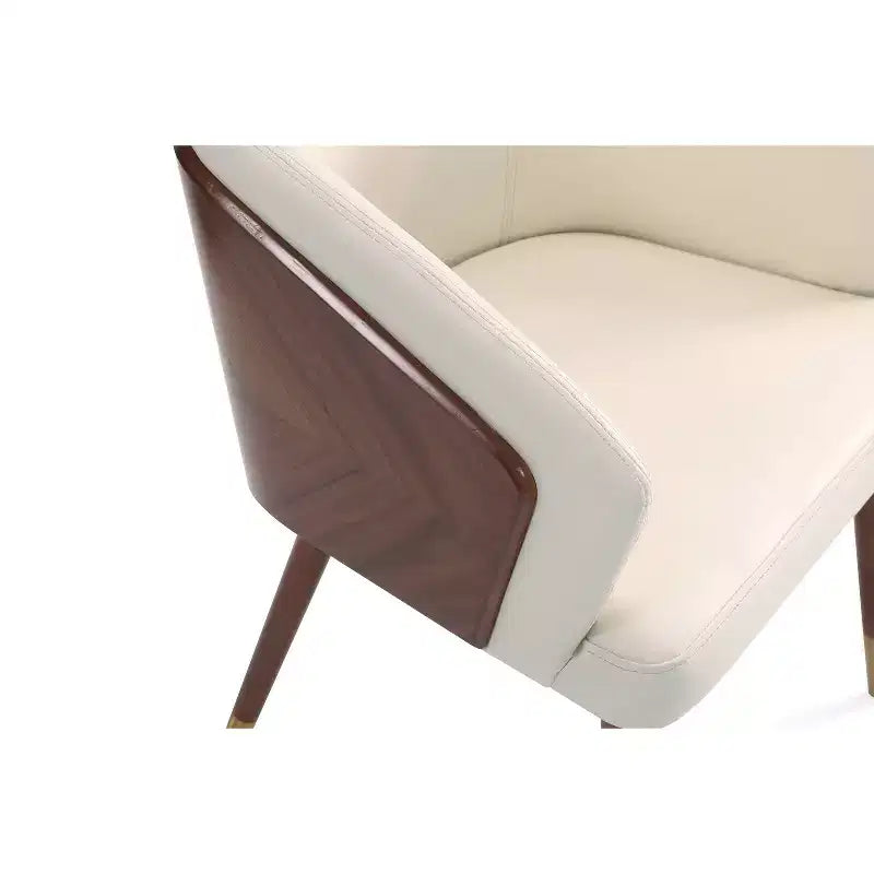 Modern Leatherette Upholstered Dining Chair