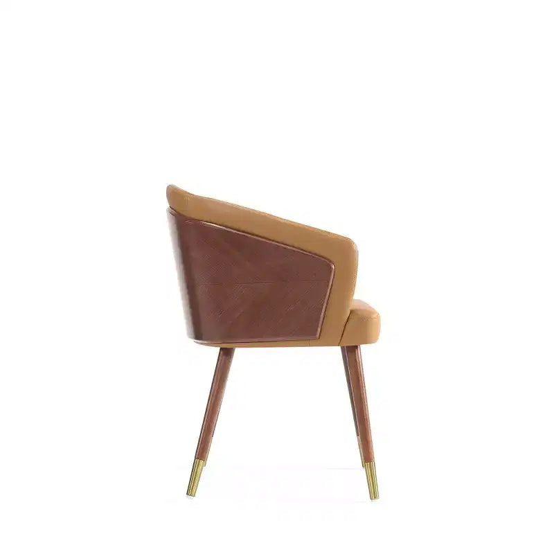 Modern Leatherette Upholstered Dining Chair