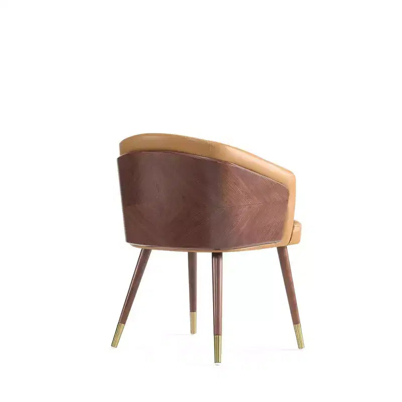 Modern Leatherette Upholstered Dining Chair