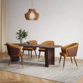 Reeva Modern Leatherette Upholstered Dining Chair