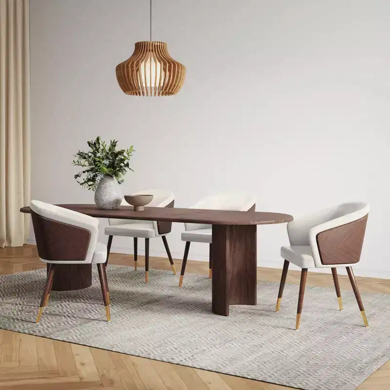 Modern Leatherette Upholstered Dining Chair