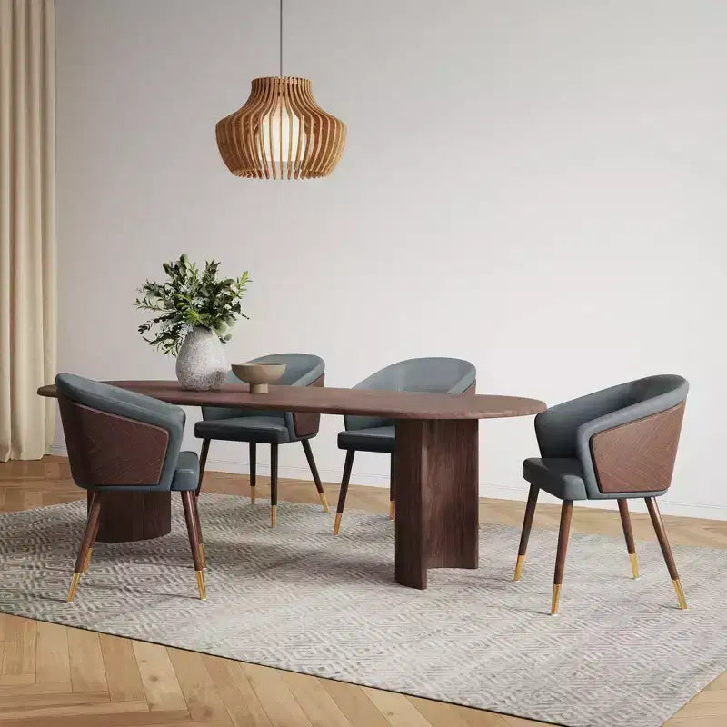 Modern Leatherette Upholstered Dining Chair