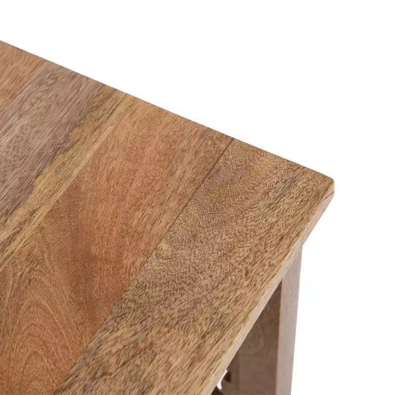 Tables gigognes en bois Karni de Kate and Laurel, 2 pièces, naturel