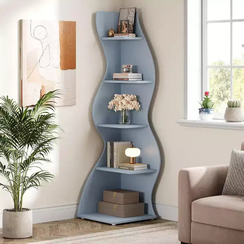 Étagère d'angle Lantine 70 à 5 niveaux