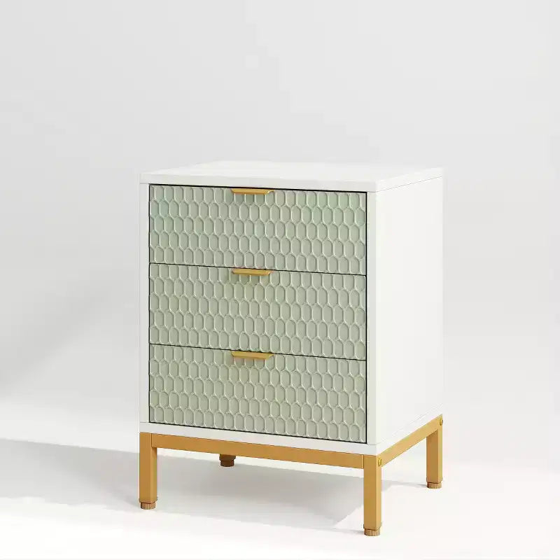 Tribesigns 3-Drawer Nightstand, Bedside Table with Storage Drawer