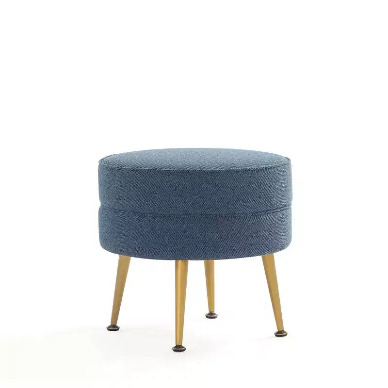 Pouf rembourré en mélange de polyester tissé Bailey Manhattan Comfort