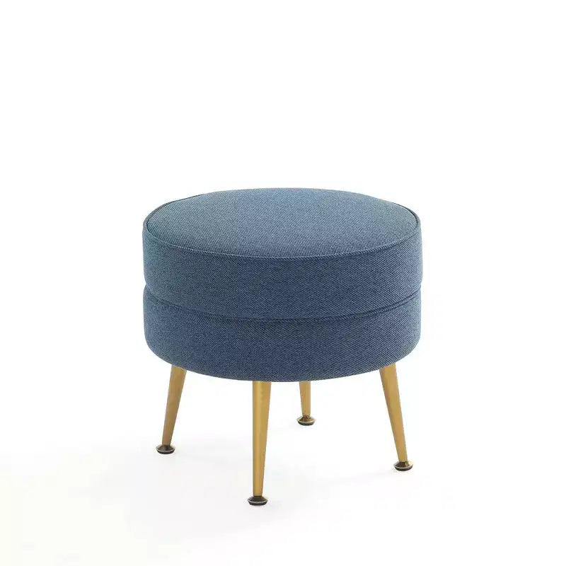 Pouf rembourré en mélange de polyester tissé Bailey Manhattan Comfort
