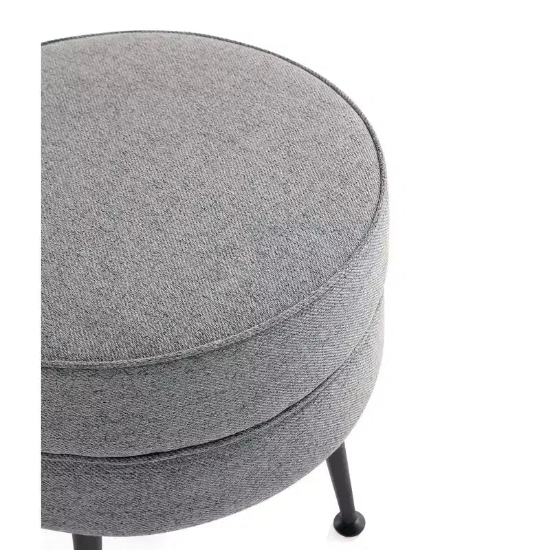 Pouf rembourré en mélange de polyester tissé Bailey Manhattan Comfort