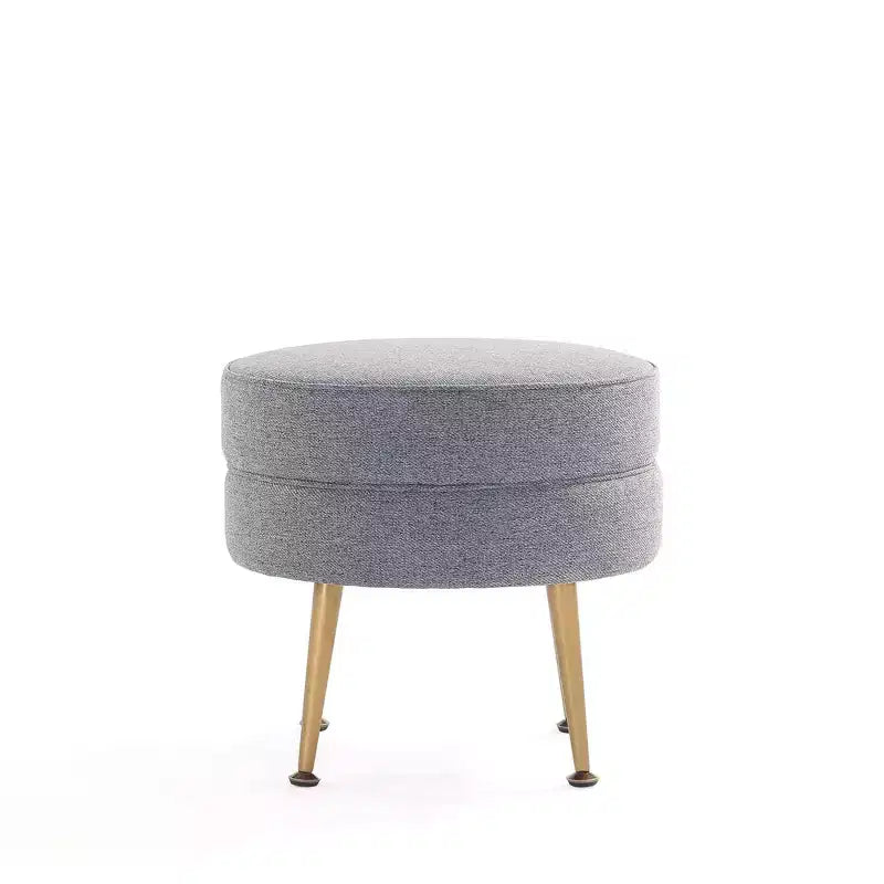 Pouf rembourré en mélange de polyester tissé Bailey Manhattan Comfort