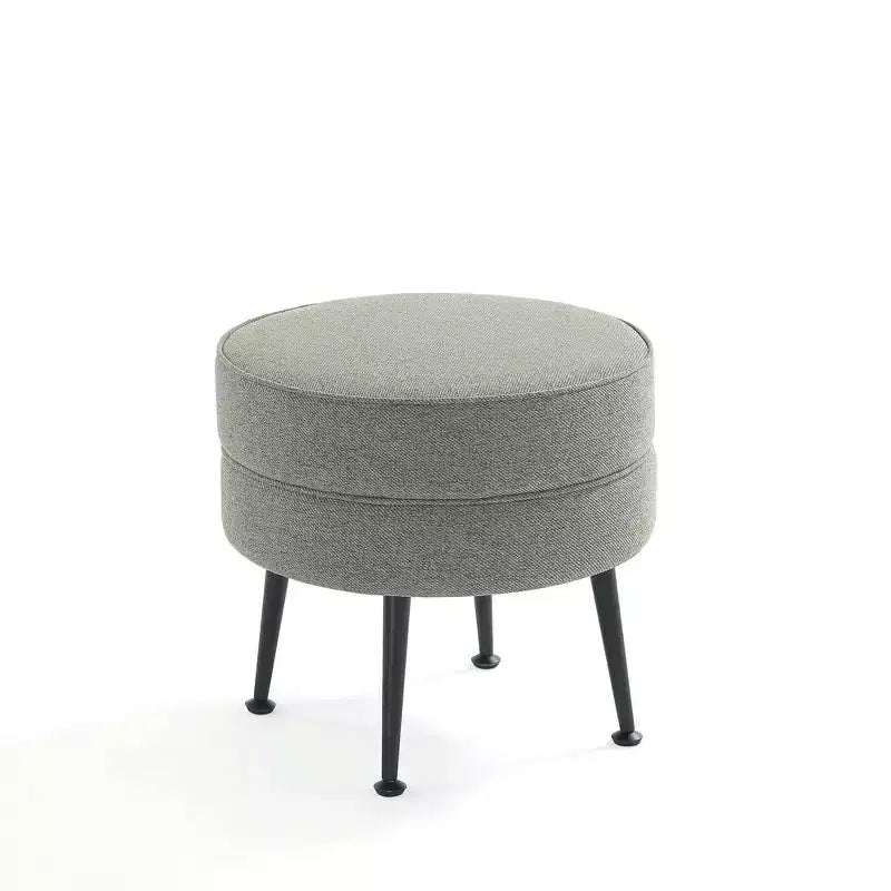 Pouf rembourré en mélange de polyester tissé Bailey Manhattan Comfort
