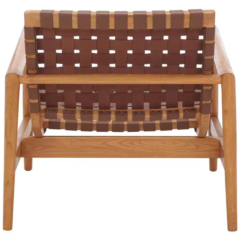 Fauteuil en cuir tressé Bellona - ACH1004 - Safavieh