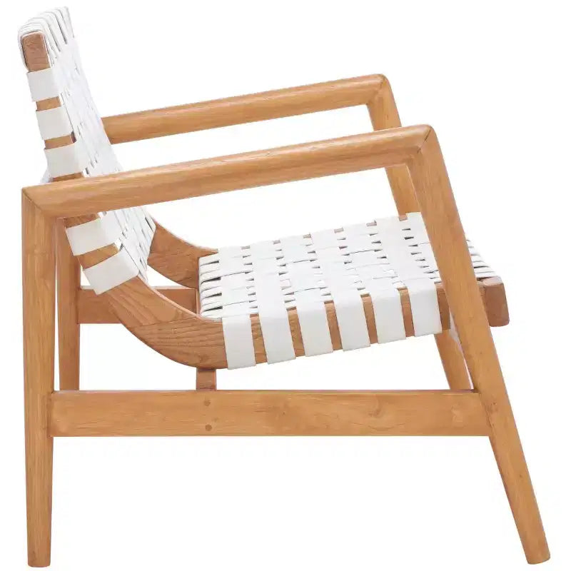 Fauteuil en cuir tressé Bellona - ACH1004 - Safavieh
